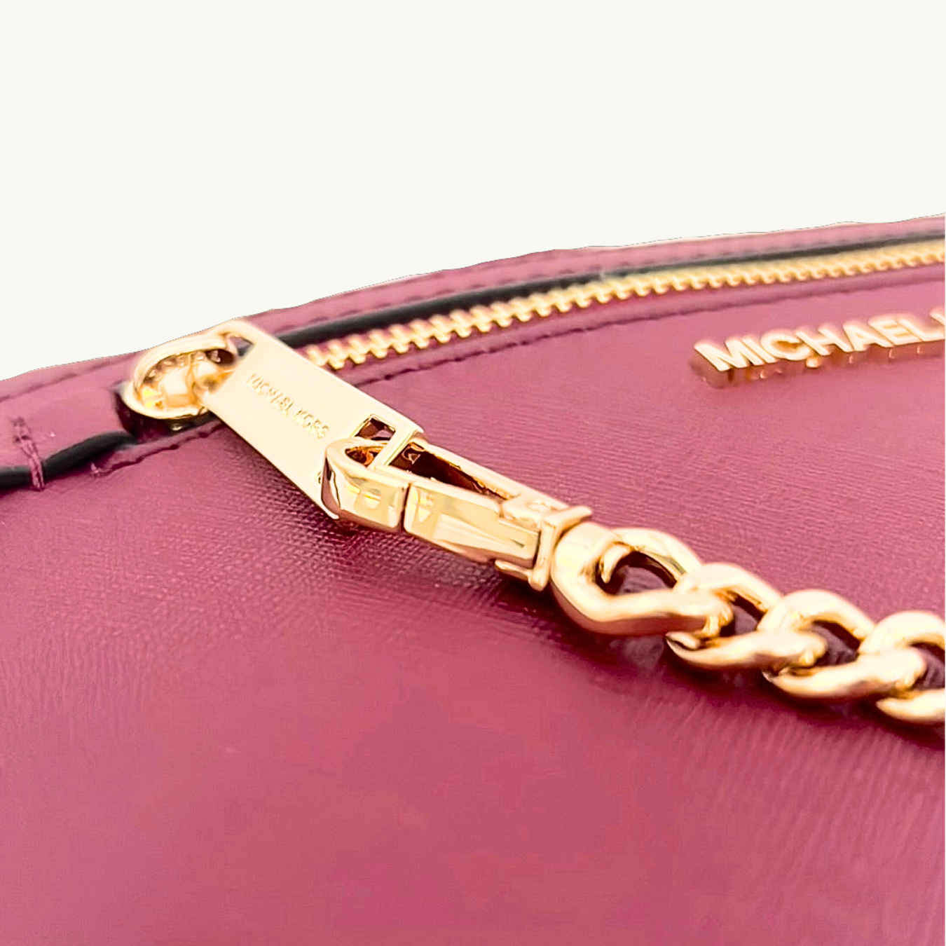 マイケル・コース ショルダーバッグ レディース / JET SET ITEM EAST WEST ZIP CHAIN CROSSBODY / マルベリー サフィアーノレザー