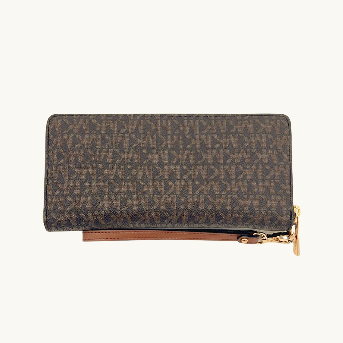 マイケル・コース 長財布 / Jet Set Travel Continental / ブラウン キャンバス