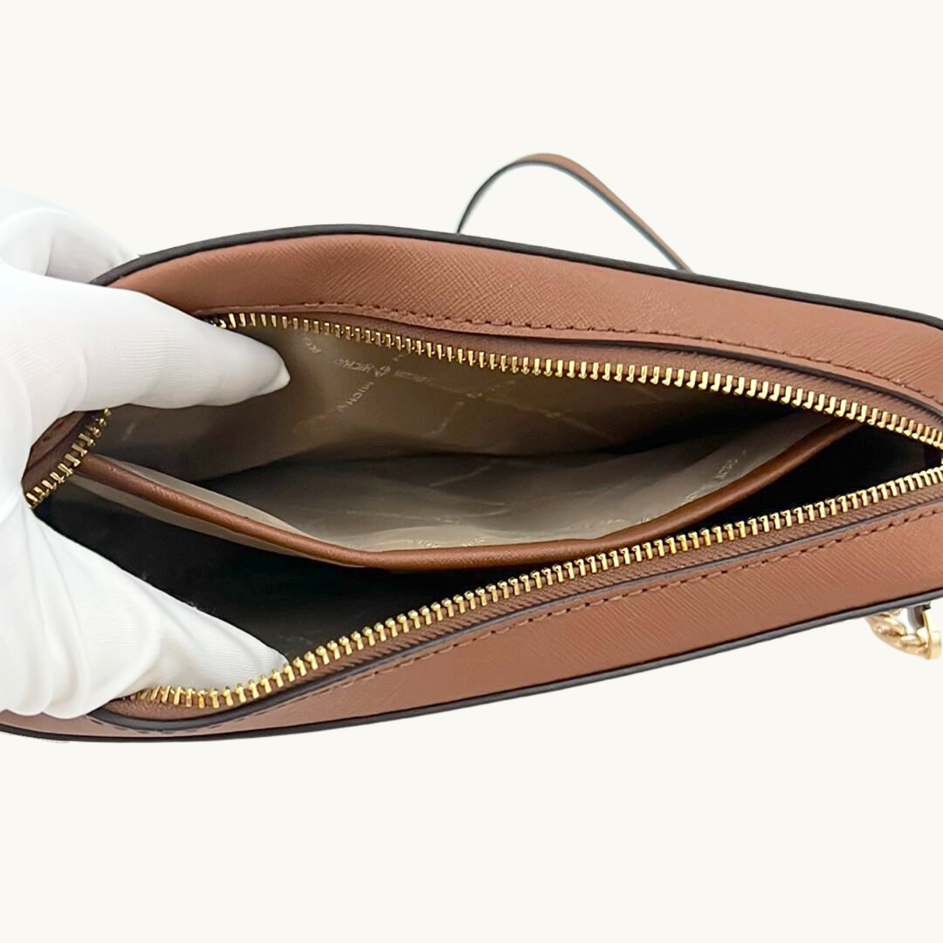 マイケル・コース ショルダーバッグ レディース / JET SET ITEM EAST WEST CROSSBODY / ラゲッジブラウン サフィアーノレザー