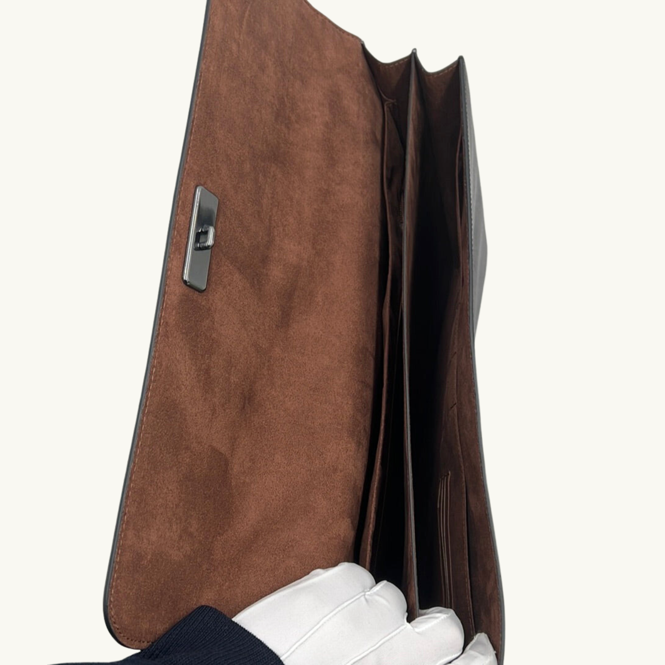 コーチ ブリーフケース メンズ / GRAHAM FLAP BRIEF IN SIGNATURE CANVAS / マホガニー ブラック シグネチャーキャンバス カーフレザー