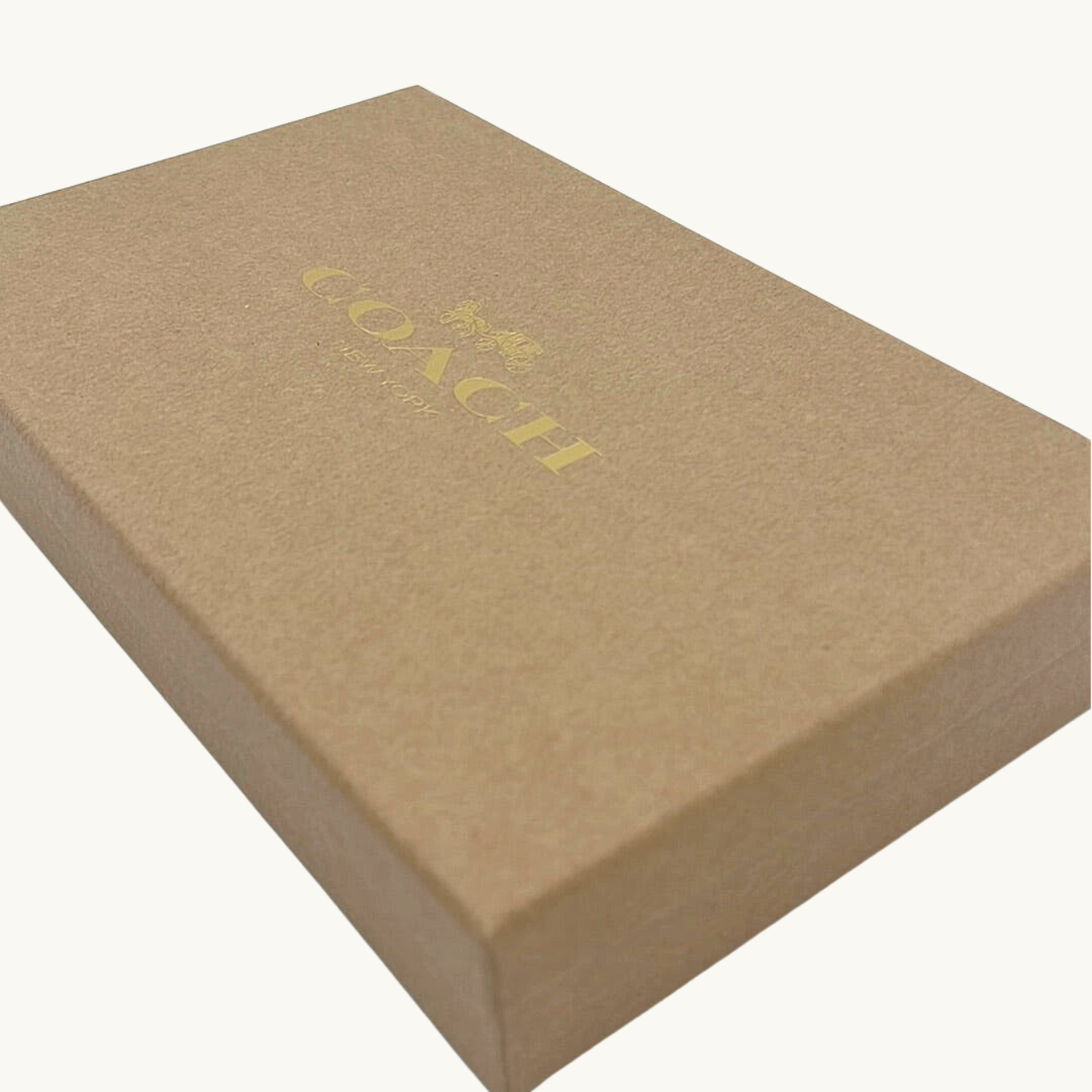 コーチ 長財布 (箱付き) / SIGNATURE LETHER LONG ZIP AROUND WALLET / チョーク シグネチャークロスグレインレザー