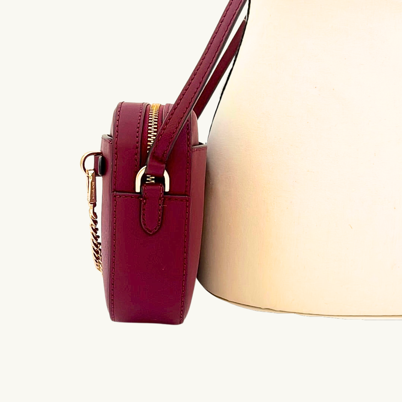 マイケル・コース ショルダーバッグ レディース / JET SET ITEM EAST WEST ZIP CHAIN CROSSBODY / マルベリー サフィアーノレザー