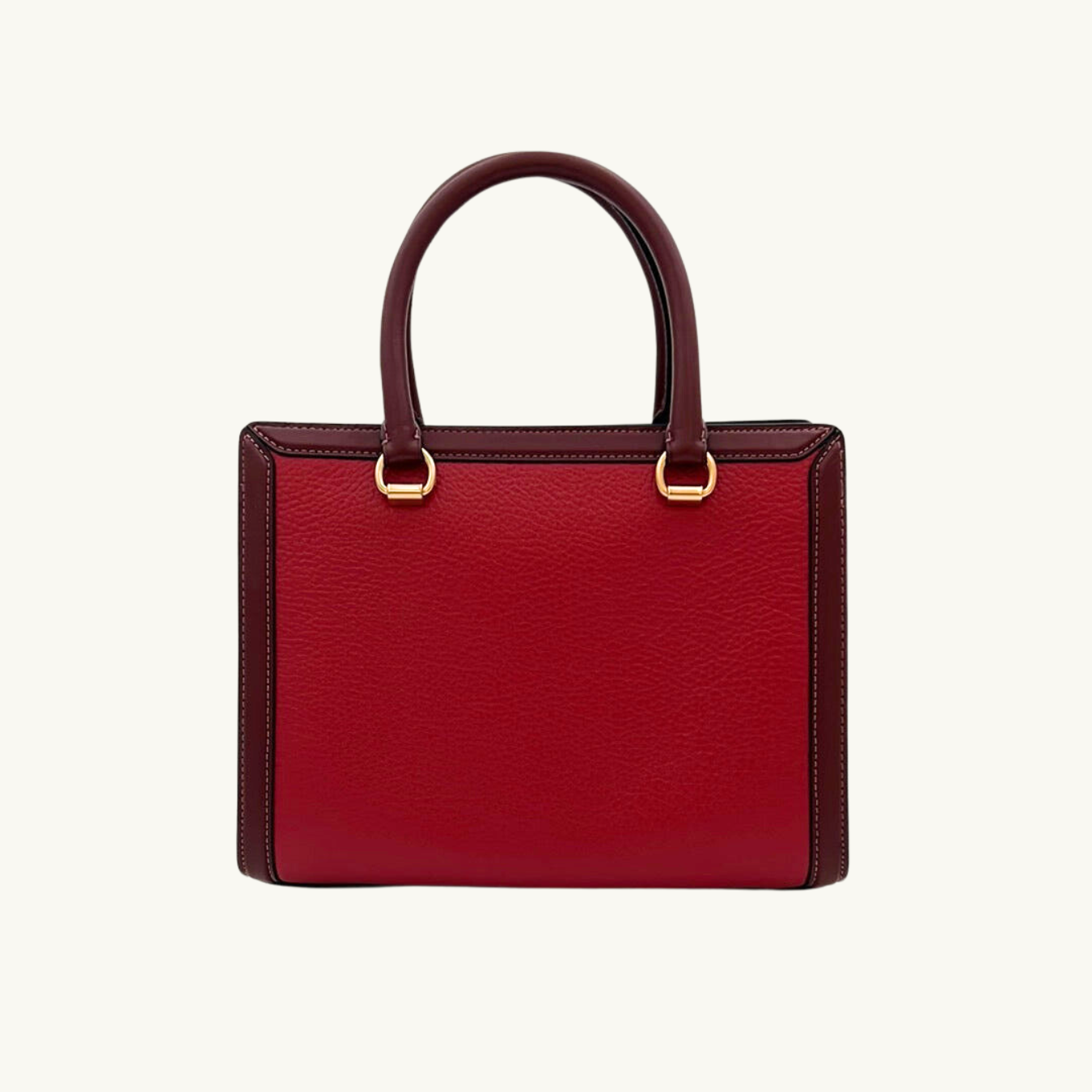 コーチ グレース キャリーオール ハンドバッグ ショルダーバッグ / GRACE CARRYALL / レッドアップルマルチ ペブルレザー