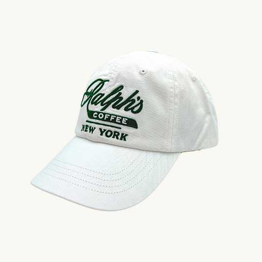 ポロラルフローレン コーヒー キャップ /  Ralph's Coffee Ball Cap Baseball Hat NEW YORK / ホワイト