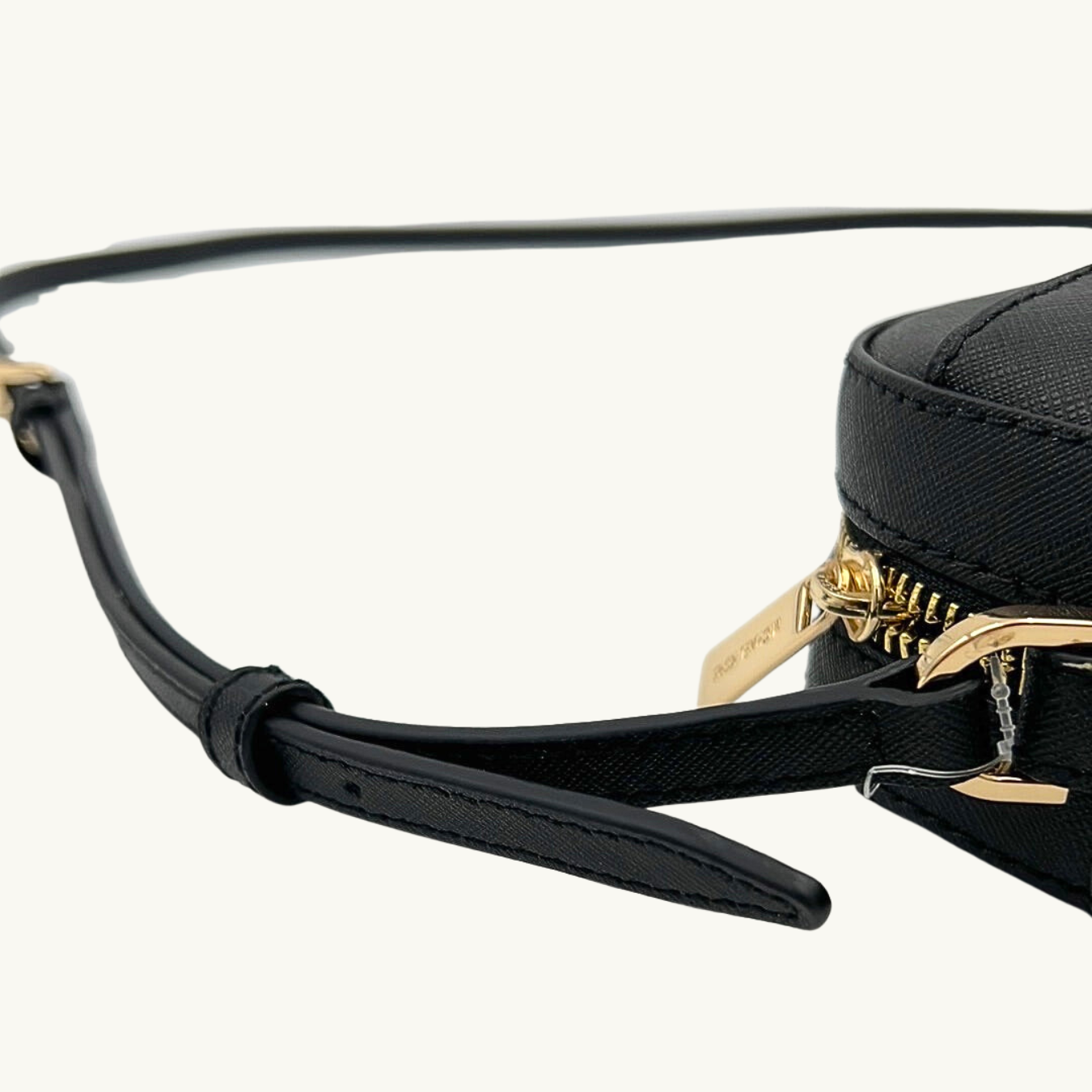 マイケル・コース ショルダーバッグ レディース / JET SET ITEM EAST WEST ZIP CHAIN CROSSBODY / ブラック サフィアーノレザー