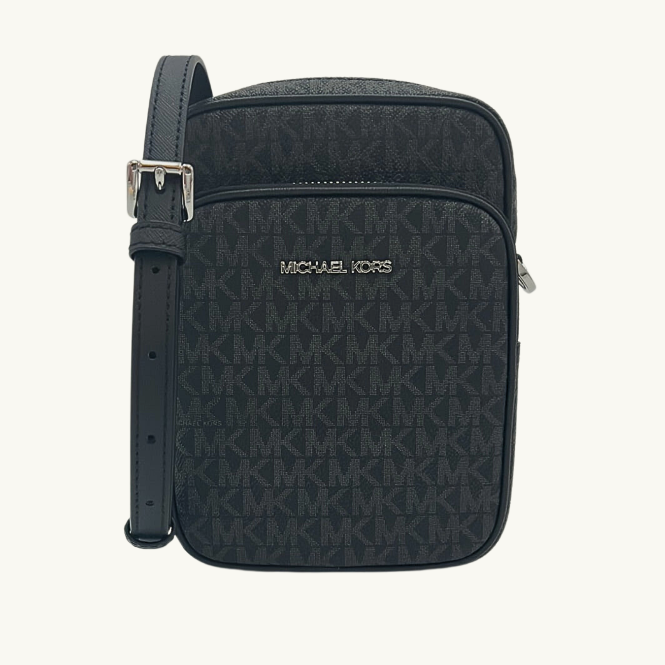 マイケル・コース ショルダーバッグ レディース / JET SET TRAVEL MD NS CHAIN XBODY / ブラック キャンバス
