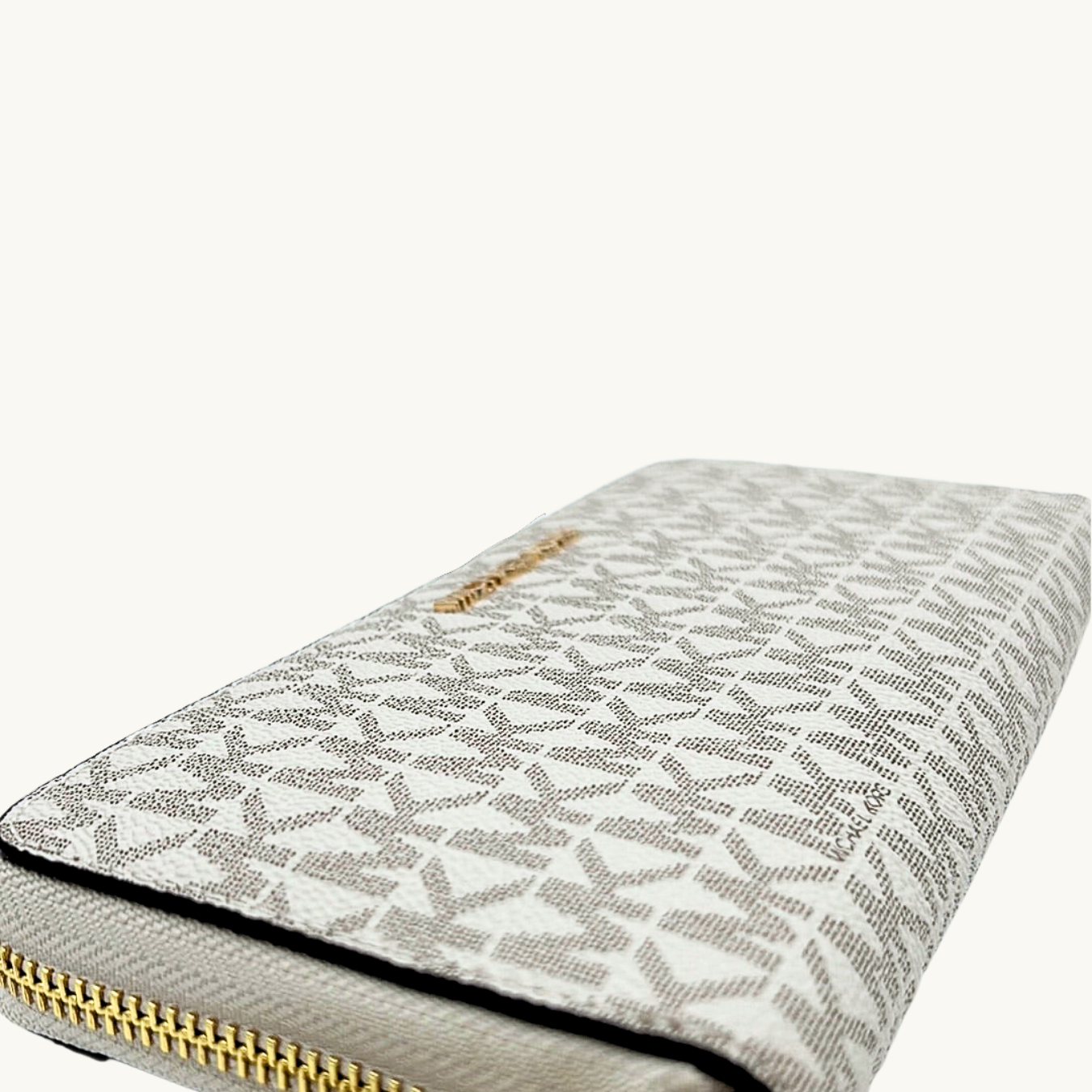 マイケル・コース 長財布 / Jet Set Travel Continental / バニラ キャンバス