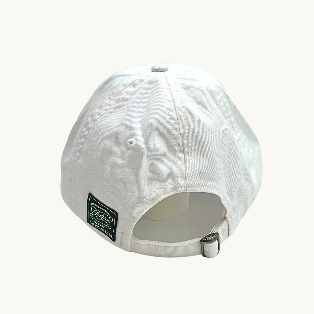 ポロラルフローレン コーヒー キャップ /  Ralph's Coffee Ball Cap Baseball Hat NEW YORK / ホワイト