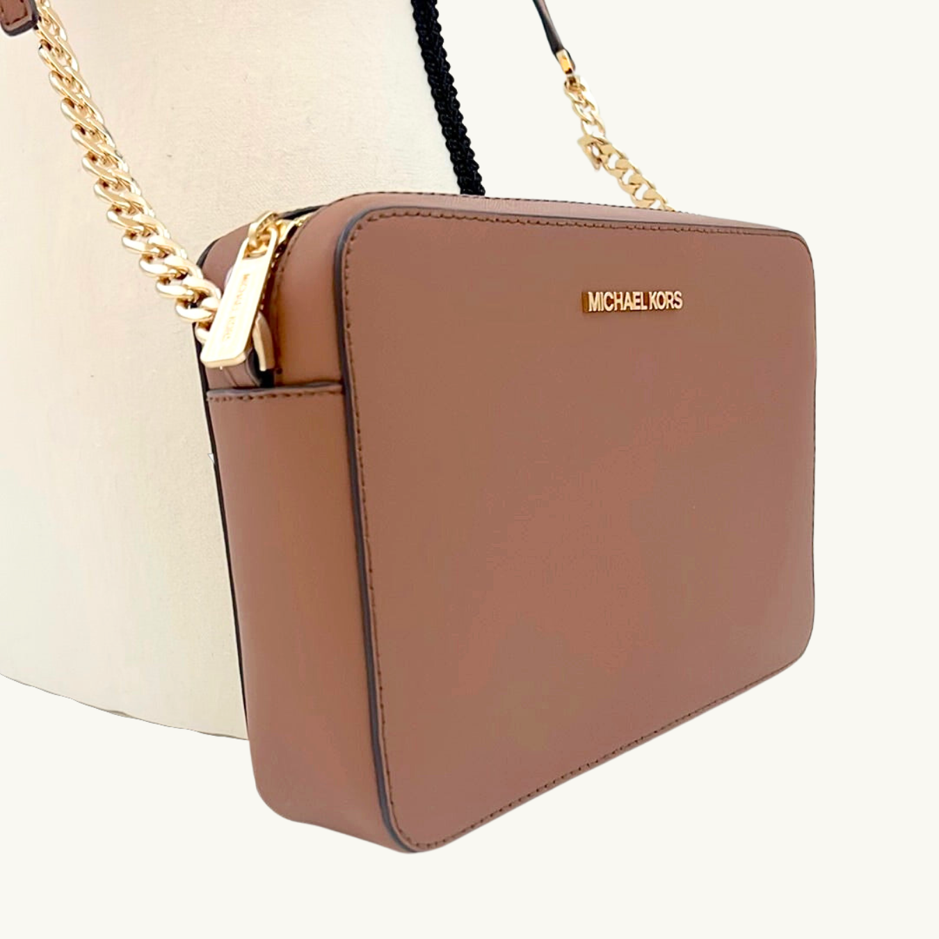 マイケル・コース ショルダーバッグ レディース / JET SET ITEM EAST WEST CROSSBODY / ラゲッジブラウン サフィアーノレザー