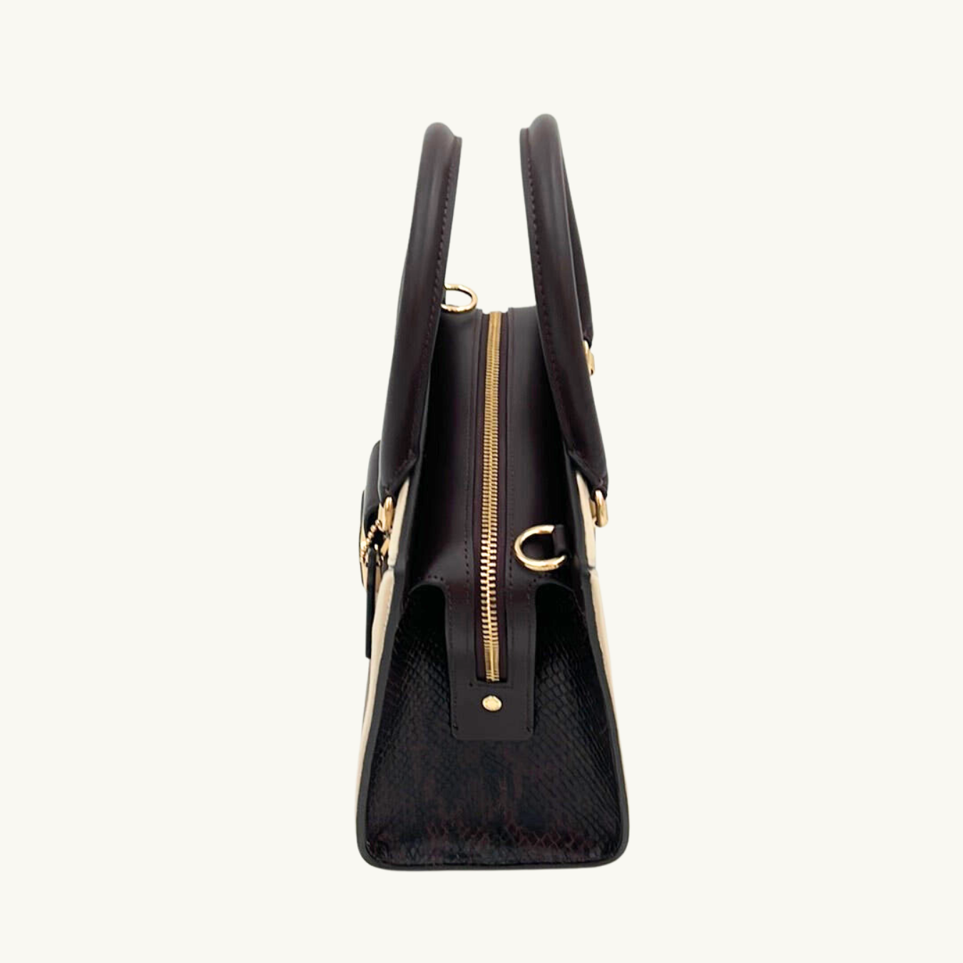 コーチ グレース キャリーオール ハンドバッグ ショルダーバッグ / GRACE CARRYALL IN SIGNATURE CANVAS / カーキ アイボリー マルチ シグネチャー キャンバス