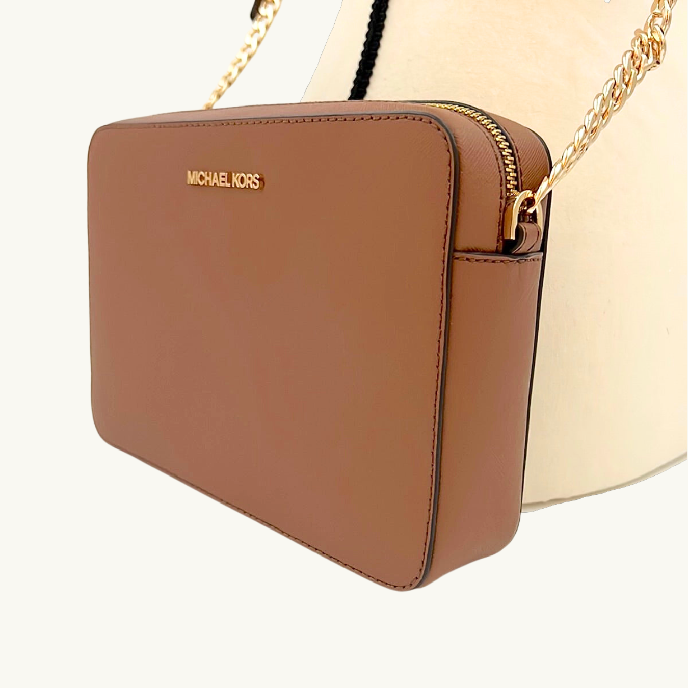 マイケル・コース ショルダーバッグ レディース / JET SET ITEM EAST WEST CROSSBODY / ラゲッジブラウン サフィアーノレザー