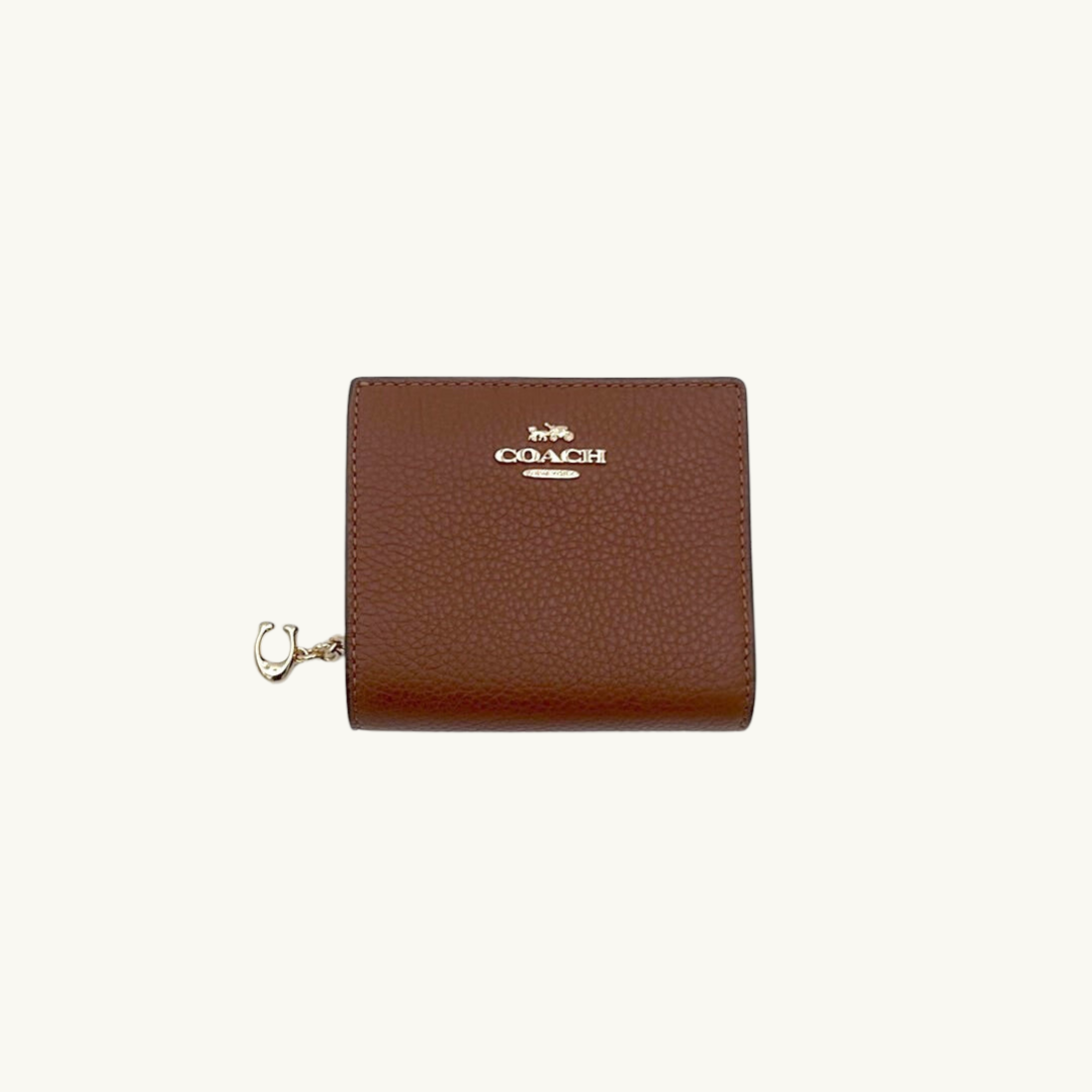 コーチ スナップ ウォレット 二つ折り財布 / SNAP WALLET / レッド