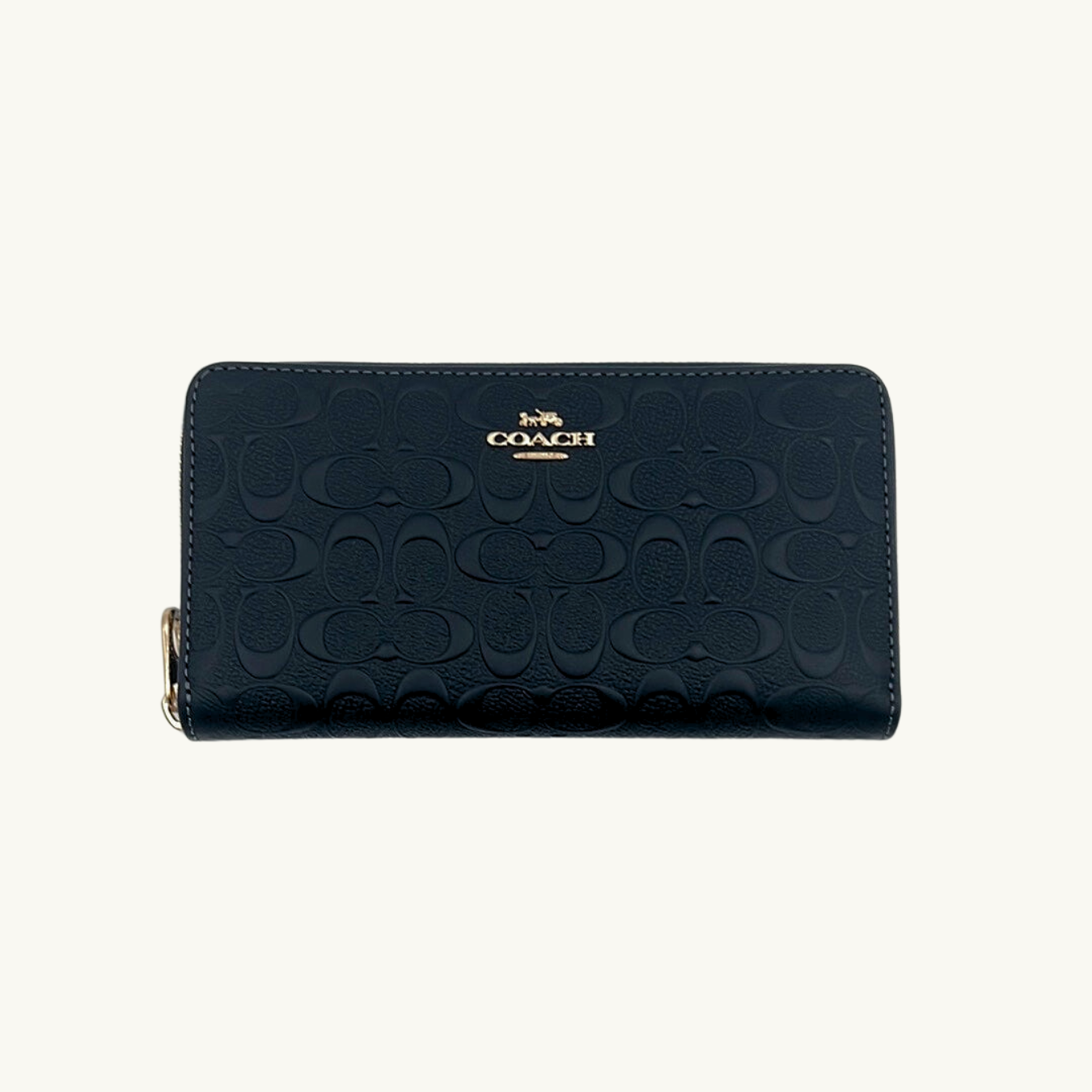 コーチ 長財布 (箱付き) / LONG ZIP AROUND WALLET / ブラック コーチ 長財布 (箱付き) / LONG ZIP AROUND WALLET / ブラック