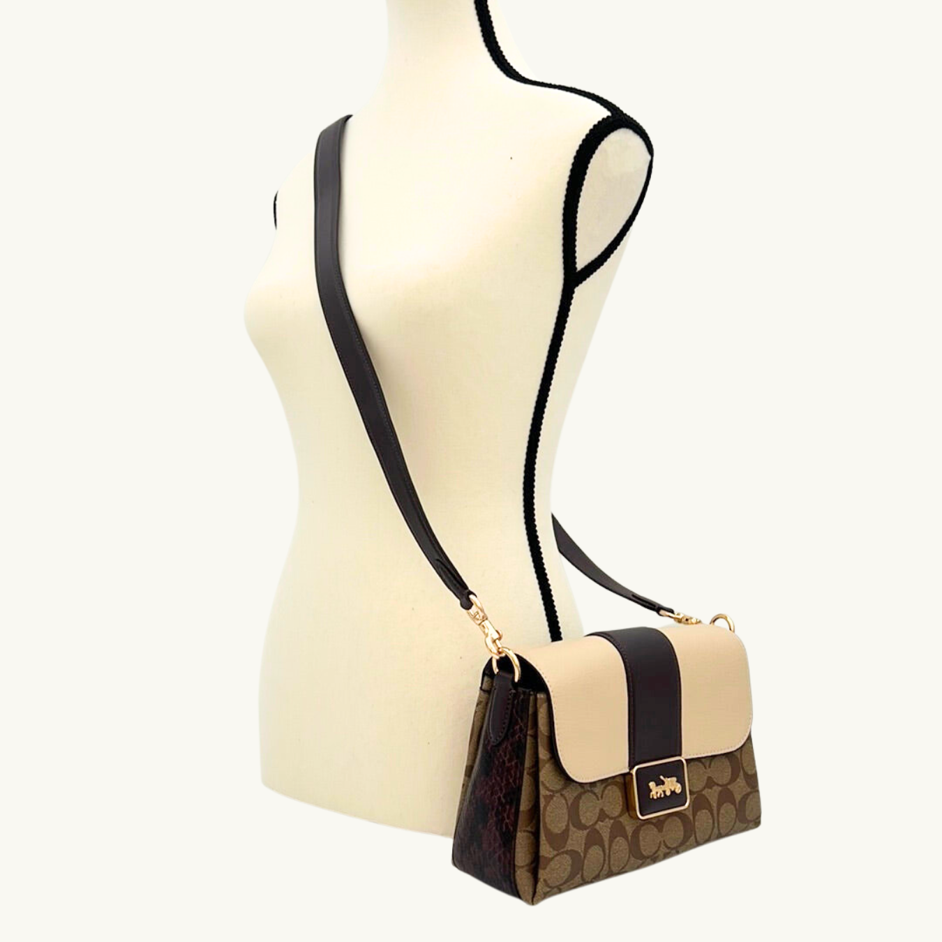 ブランド 新品 COACH コーチ シグネチャー ショルダーバッグ