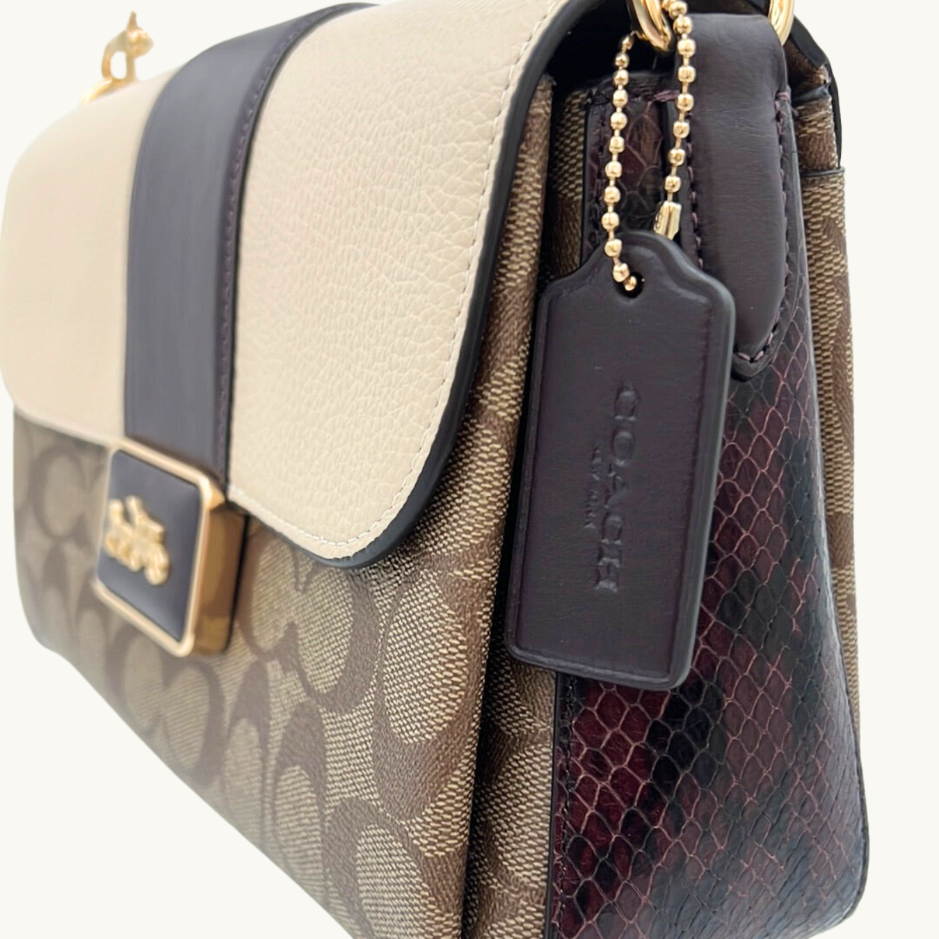 COACH グレース ショルダーバッグ シグネチャー キャンバス COACH グレース ショルダーバッグ シグネチャー キャンバス
